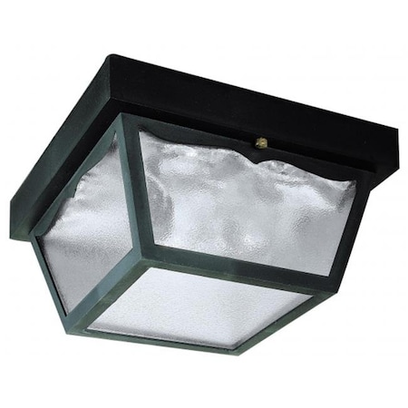 Westinghouse Lighting Westinghouse Lighting 66823 2 Light Black Exterior Hi-Impact Polypropylene Porch 66823